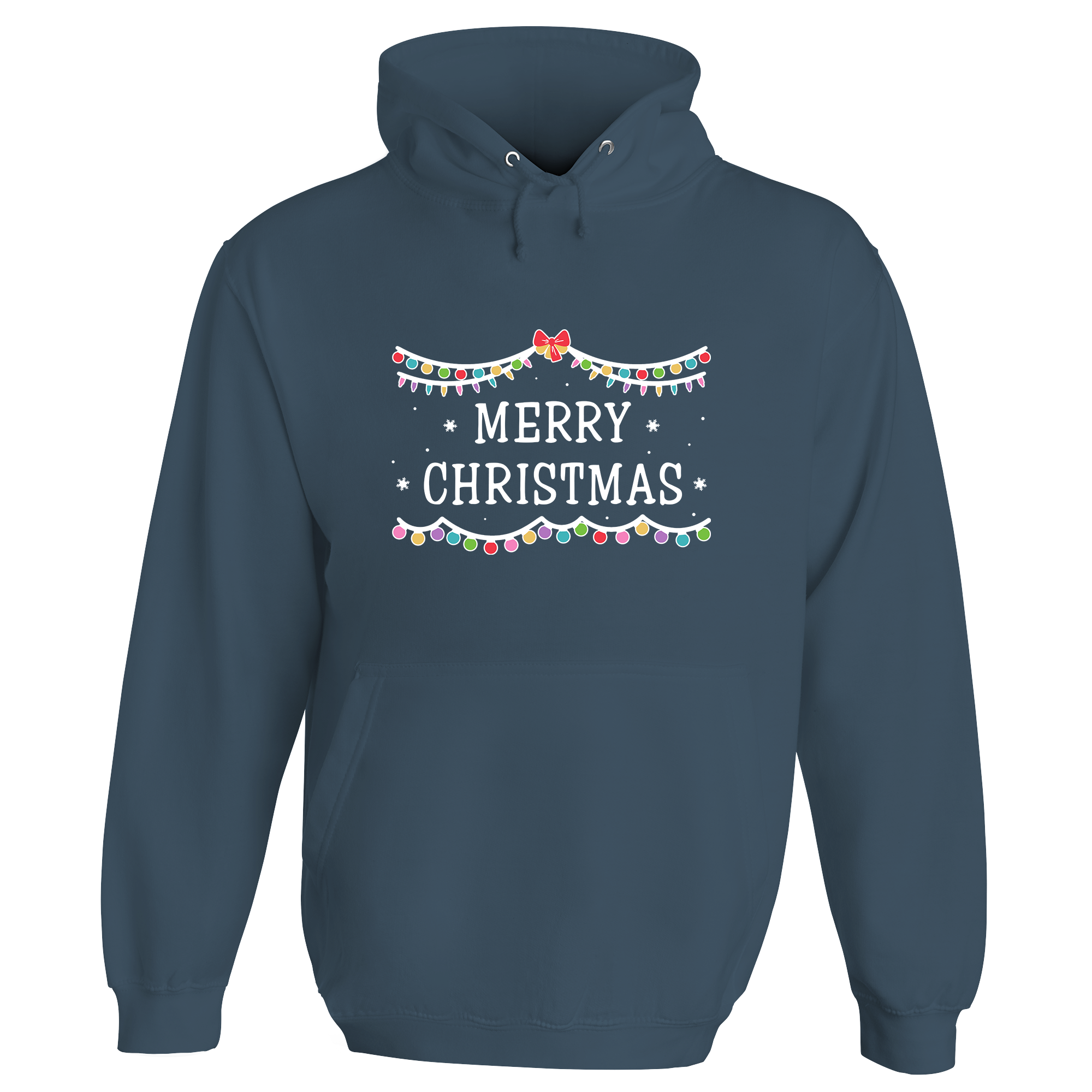 Merry Christmas Festive Lights Hoodie