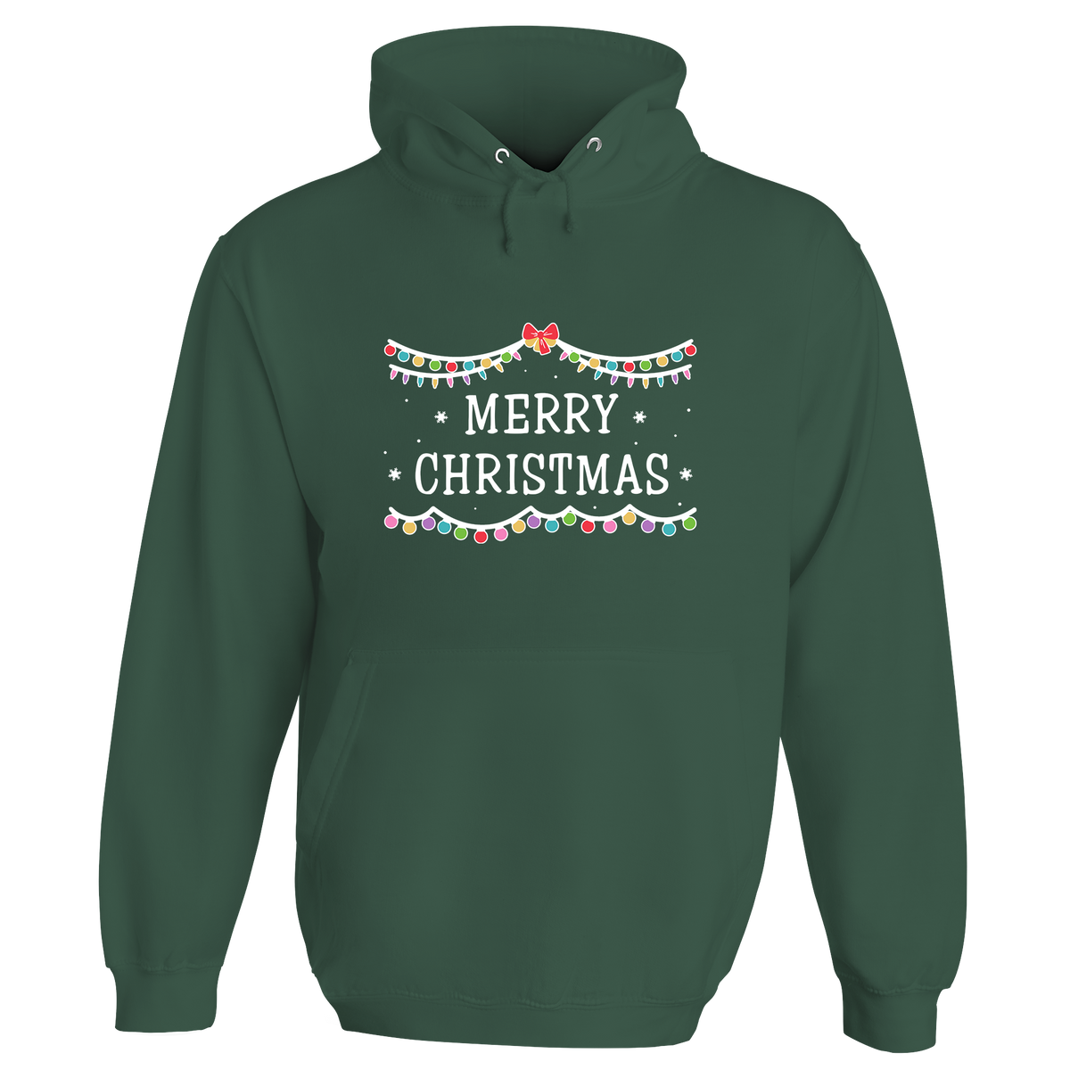 Merry Christmas Festive Lights Hoodie