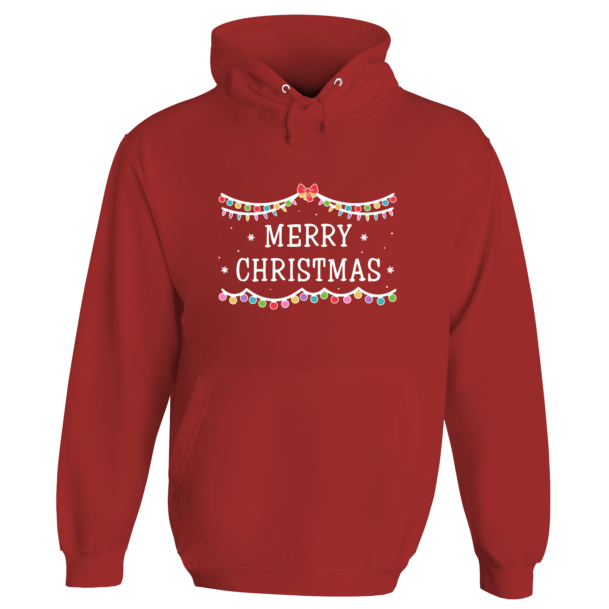 Merry Christmas Festive Lights Hoodie