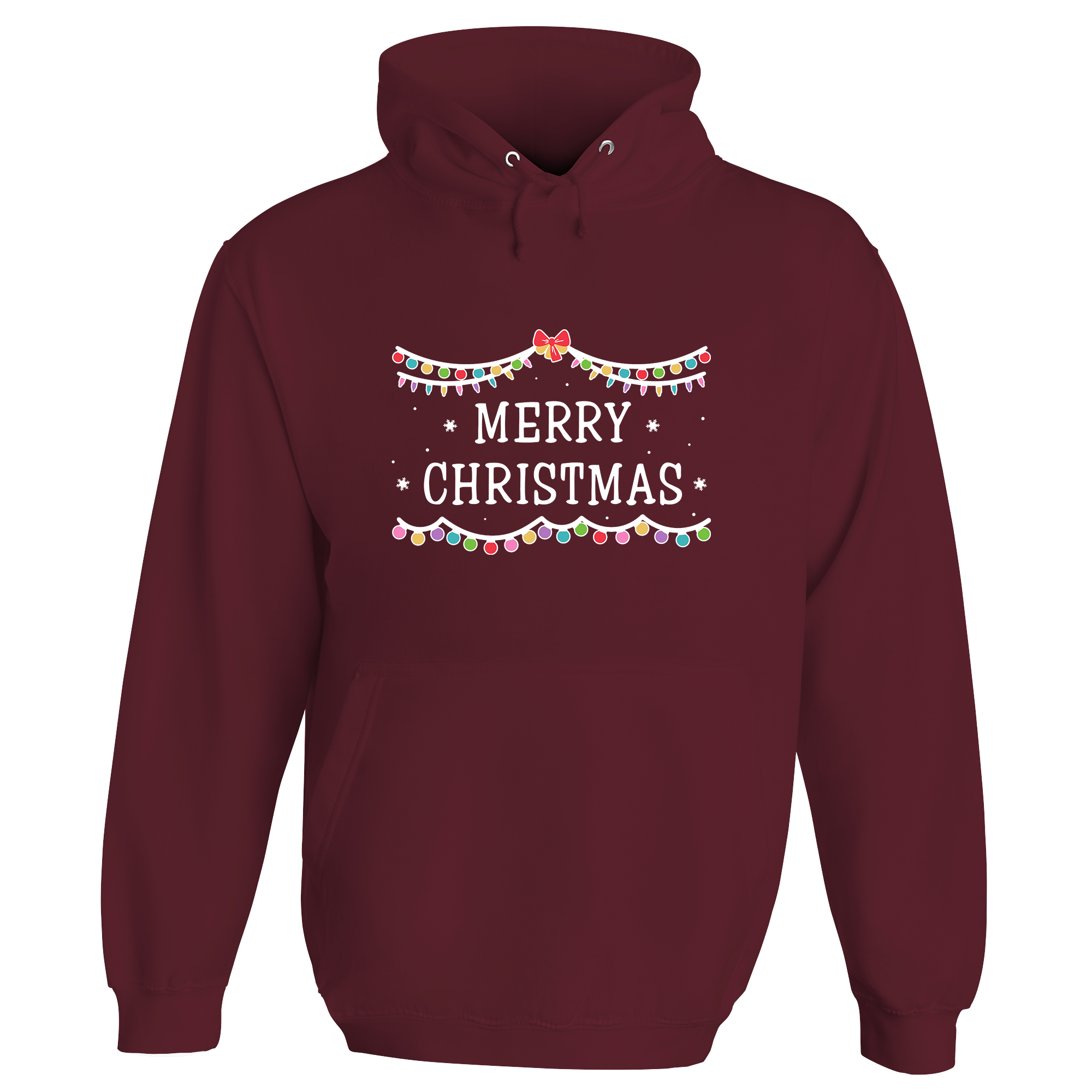 Merry Christmas Festive Lights Hoodie