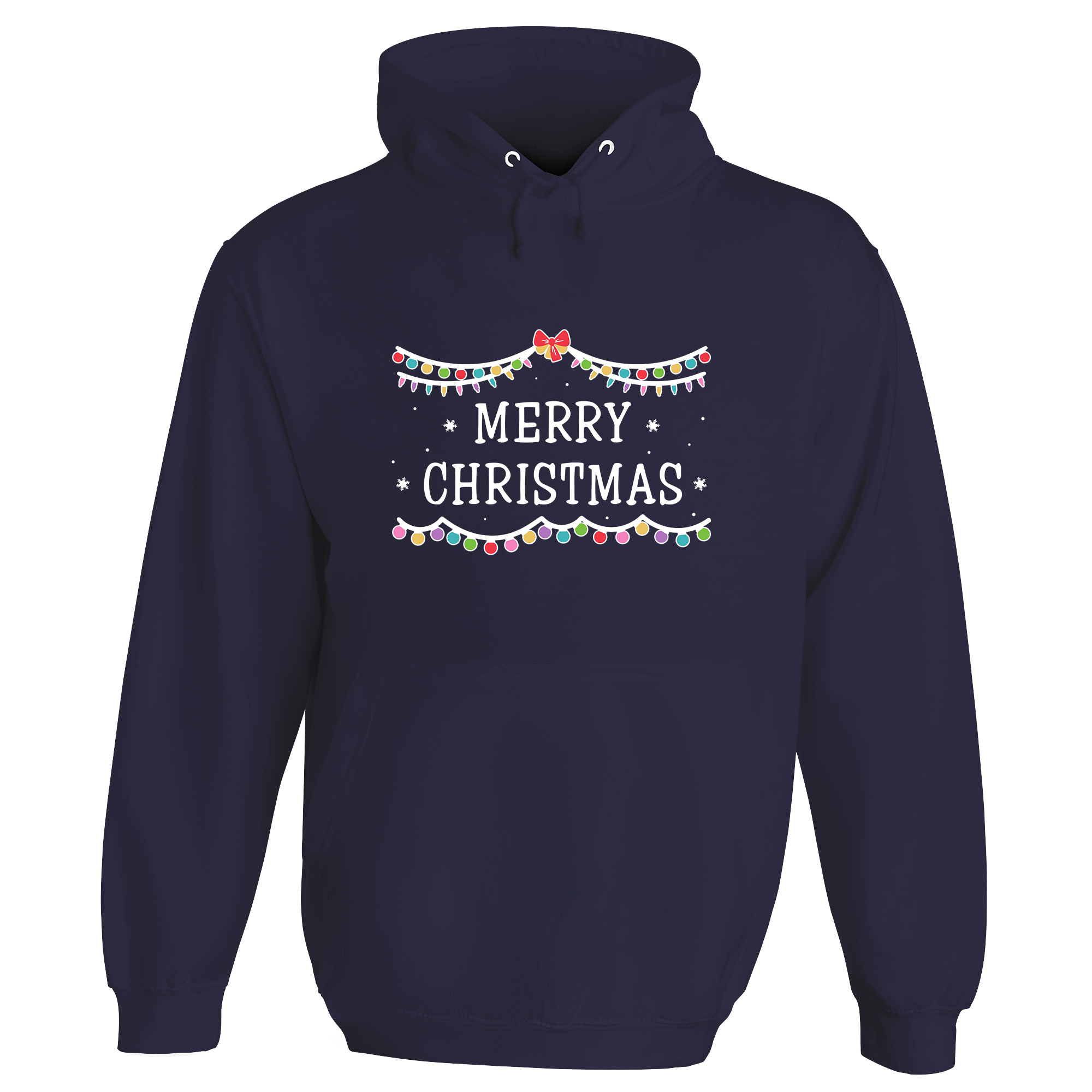 Merry Christmas Festive Lights Hoodie