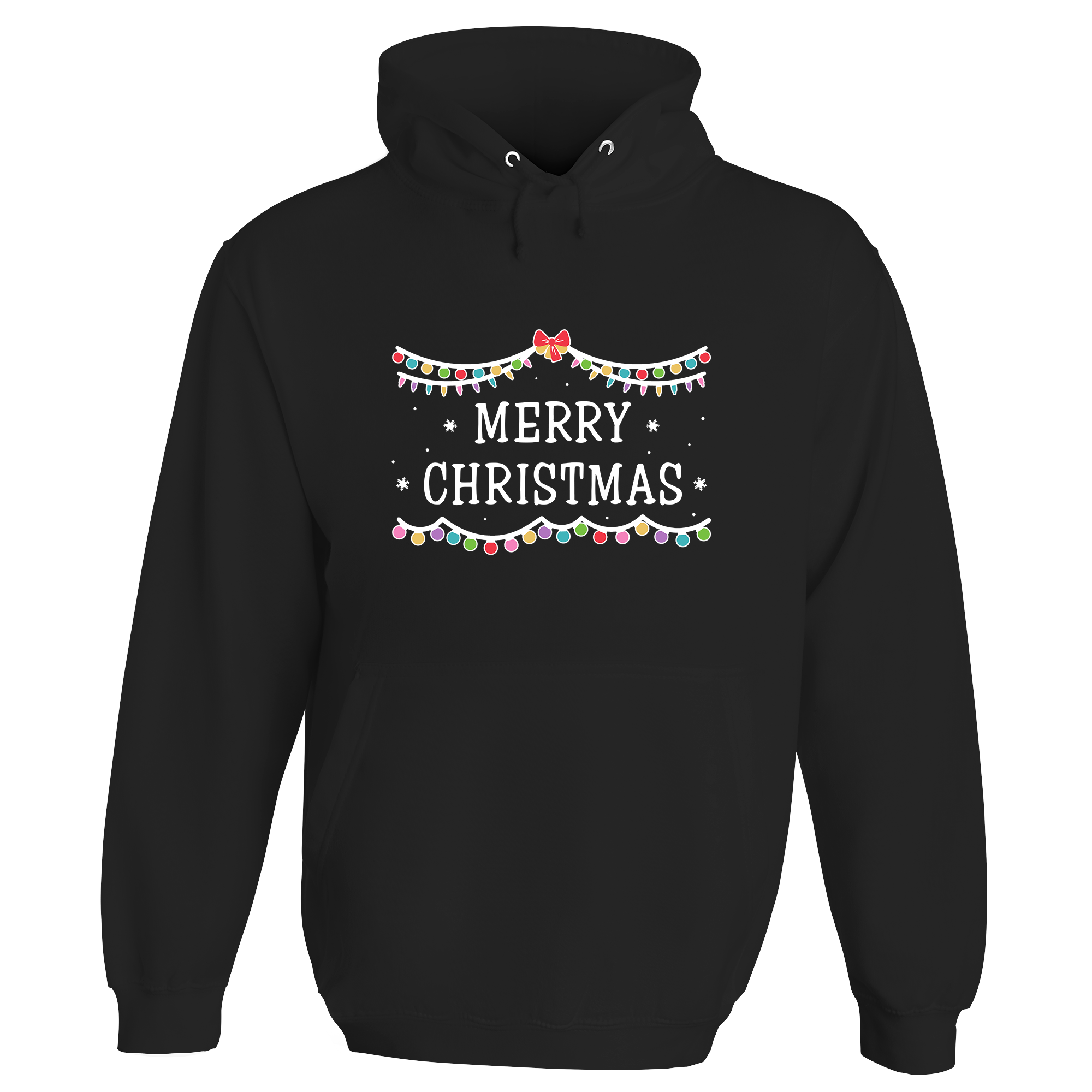 Merry Christmas Festive Lights Hoodie