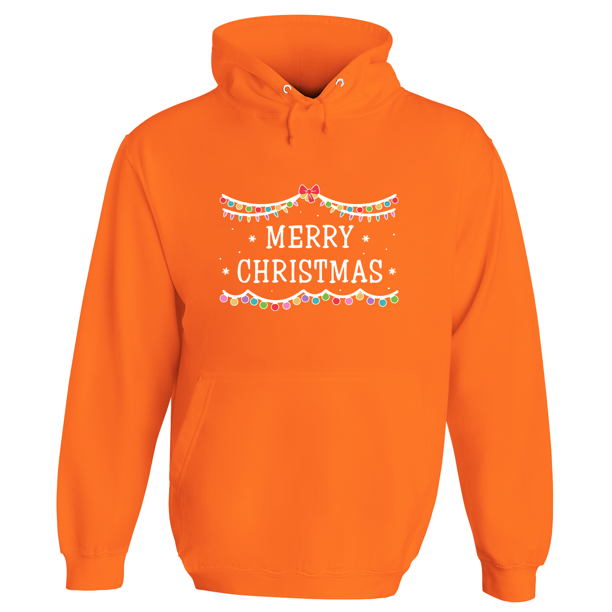 Merry Christmas Festive Lights Hoodie