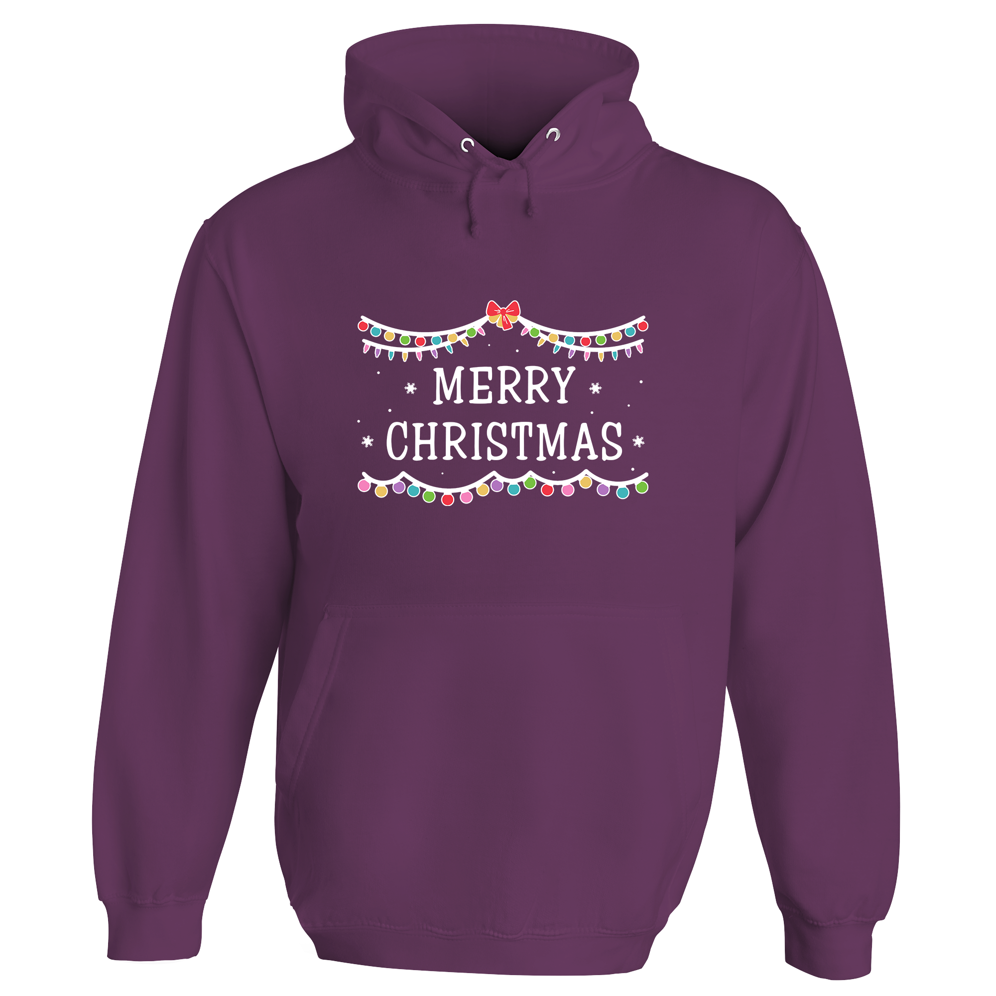 Merry Christmas Festive Lights Hoodie