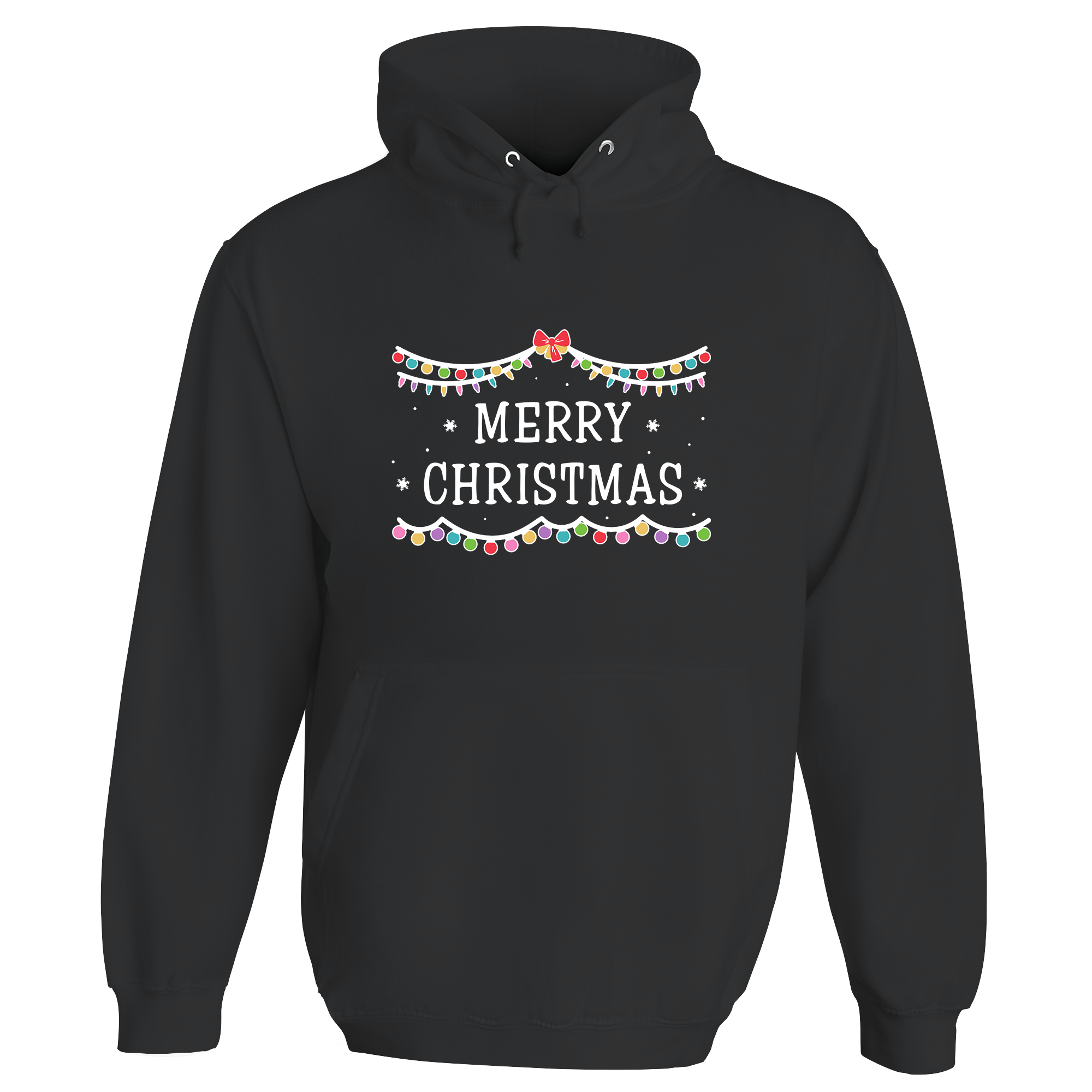 Merry Christmas Festive Lights Hoodie