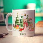 Christmas Scene Mug - Add Any Name