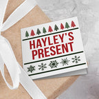 Christmas Tree Pattern Gift Tags Addon