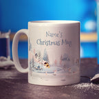 Christmas Village Mug - Add Any Name
