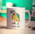 Clever Clogs Mug by Zoe Spry - Standard 330ml (11oz) / White