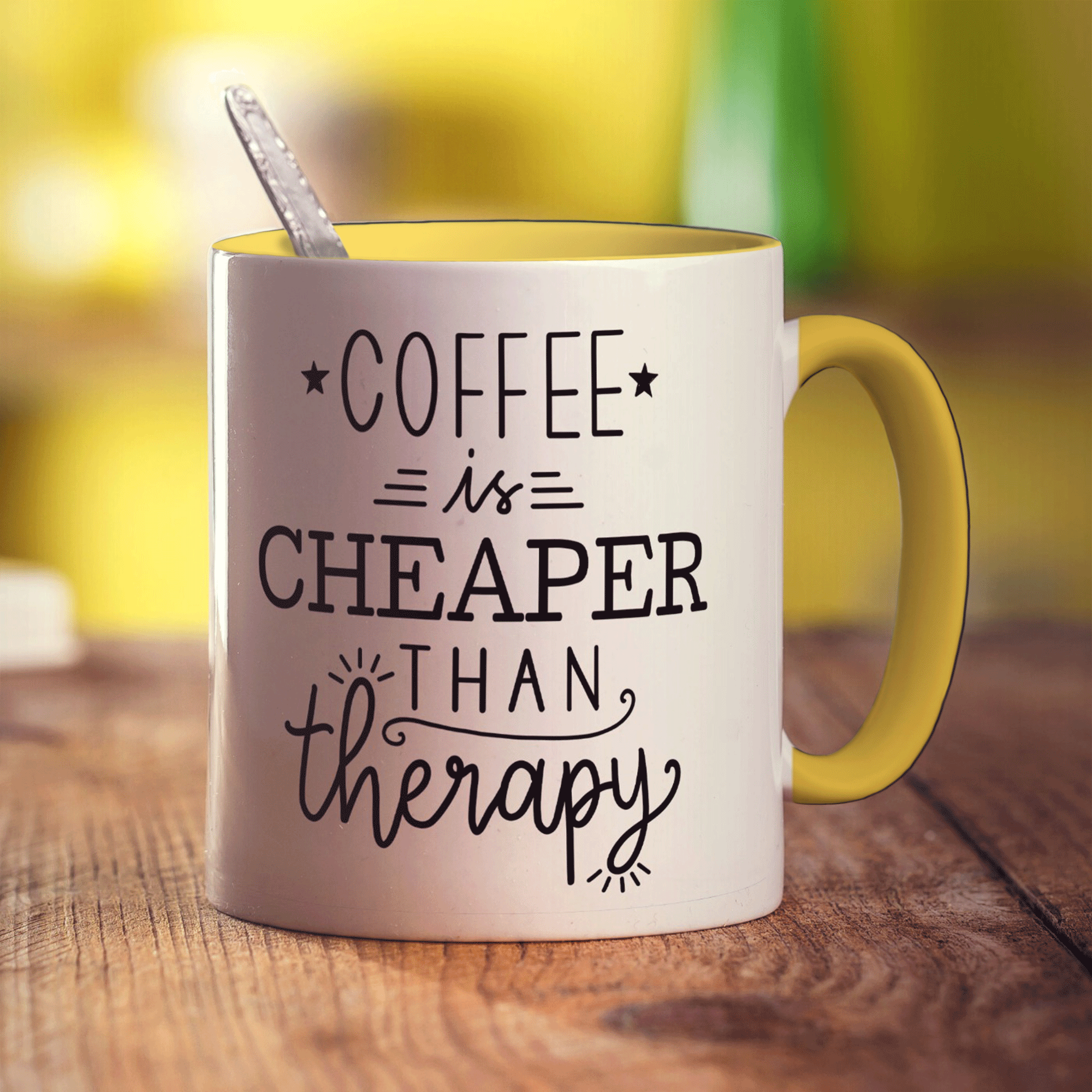 Coffee is Cheaper Than Therapy Mug
