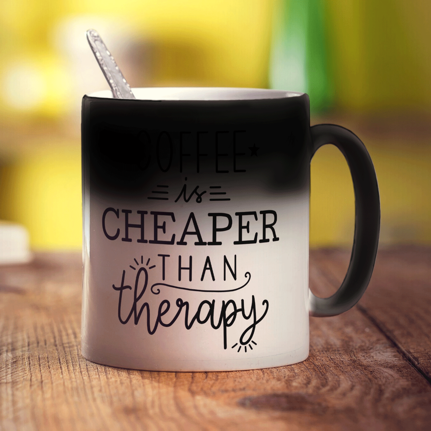 Coffee is Cheaper Than Therapy Mug
