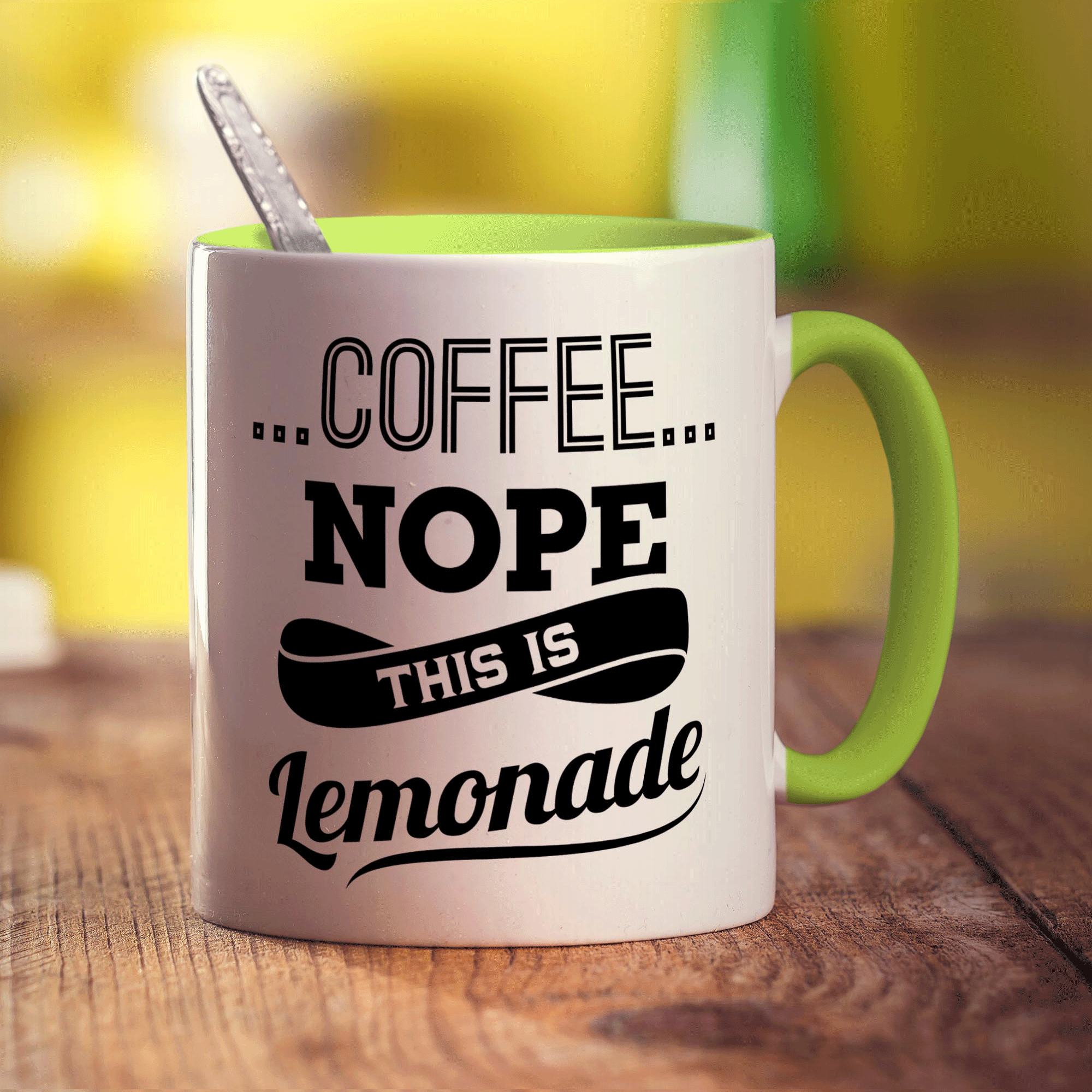 Coffee Nope This is Lemonade Mug