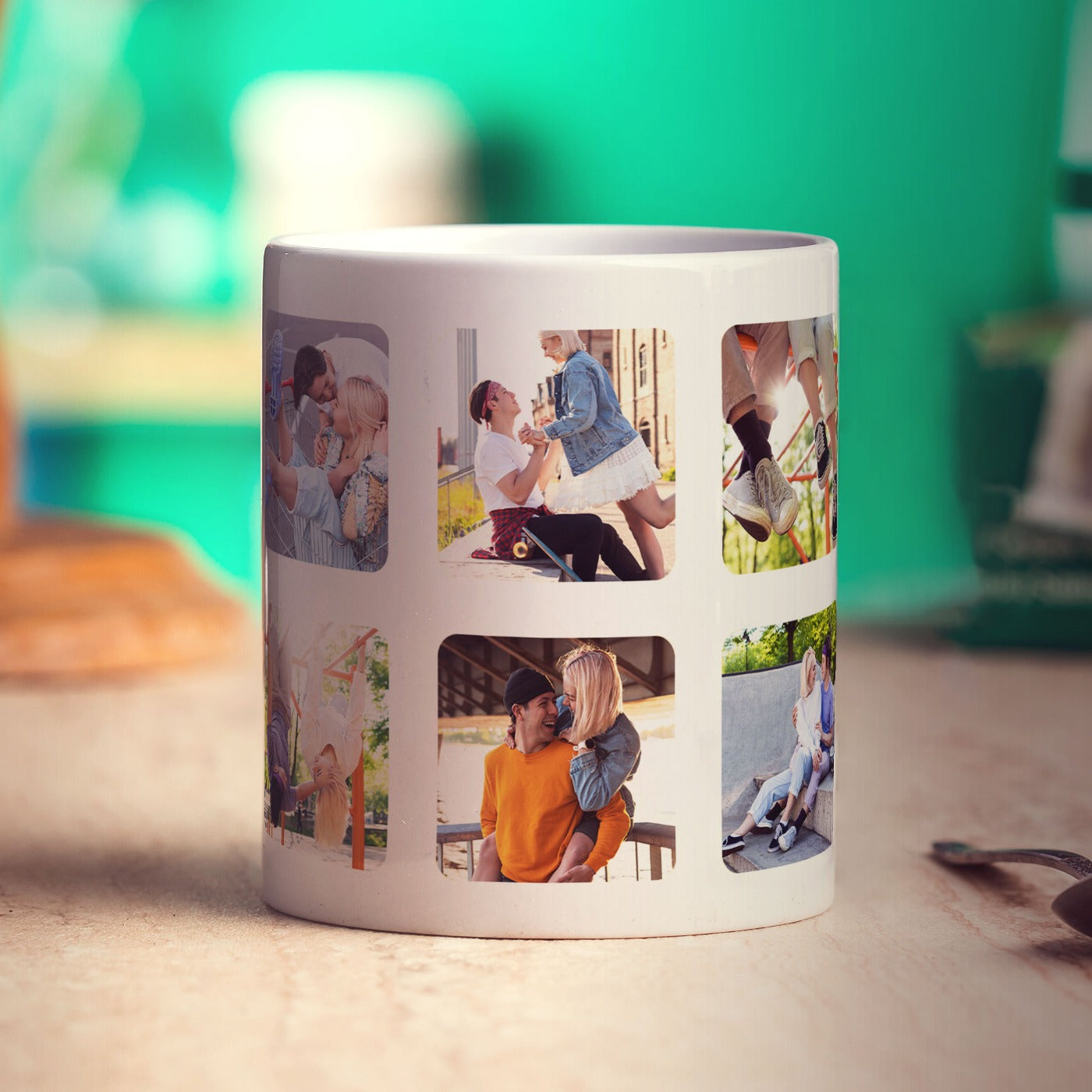 Collage Mug with 10 Photos