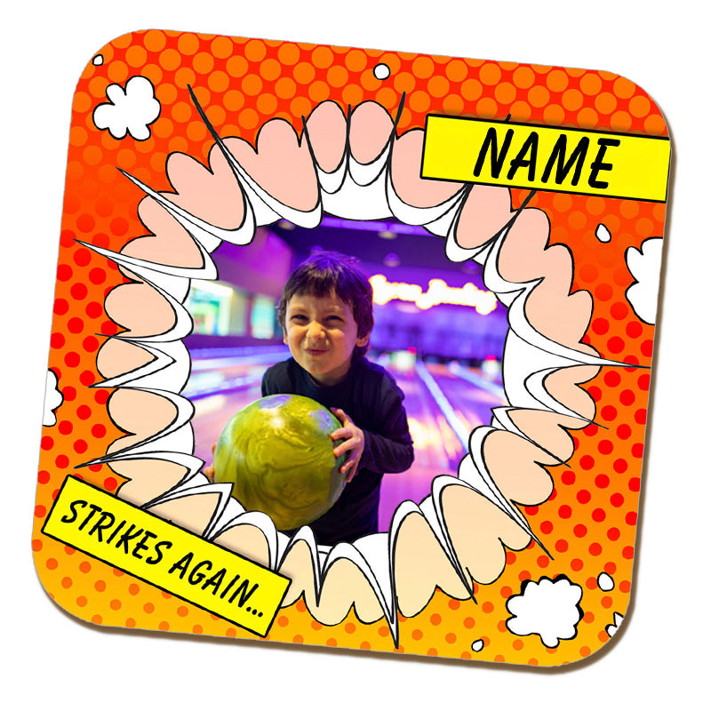 Comic Book Style Coaster