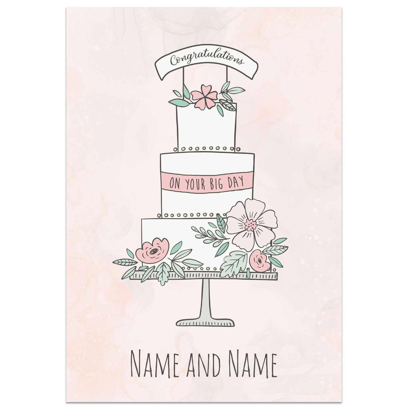 Congratulations on Your Big Day Card