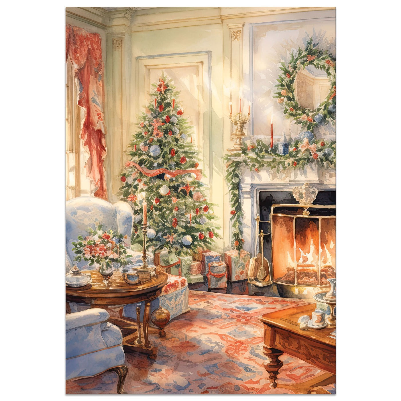 Cosy Christmas Scene Card