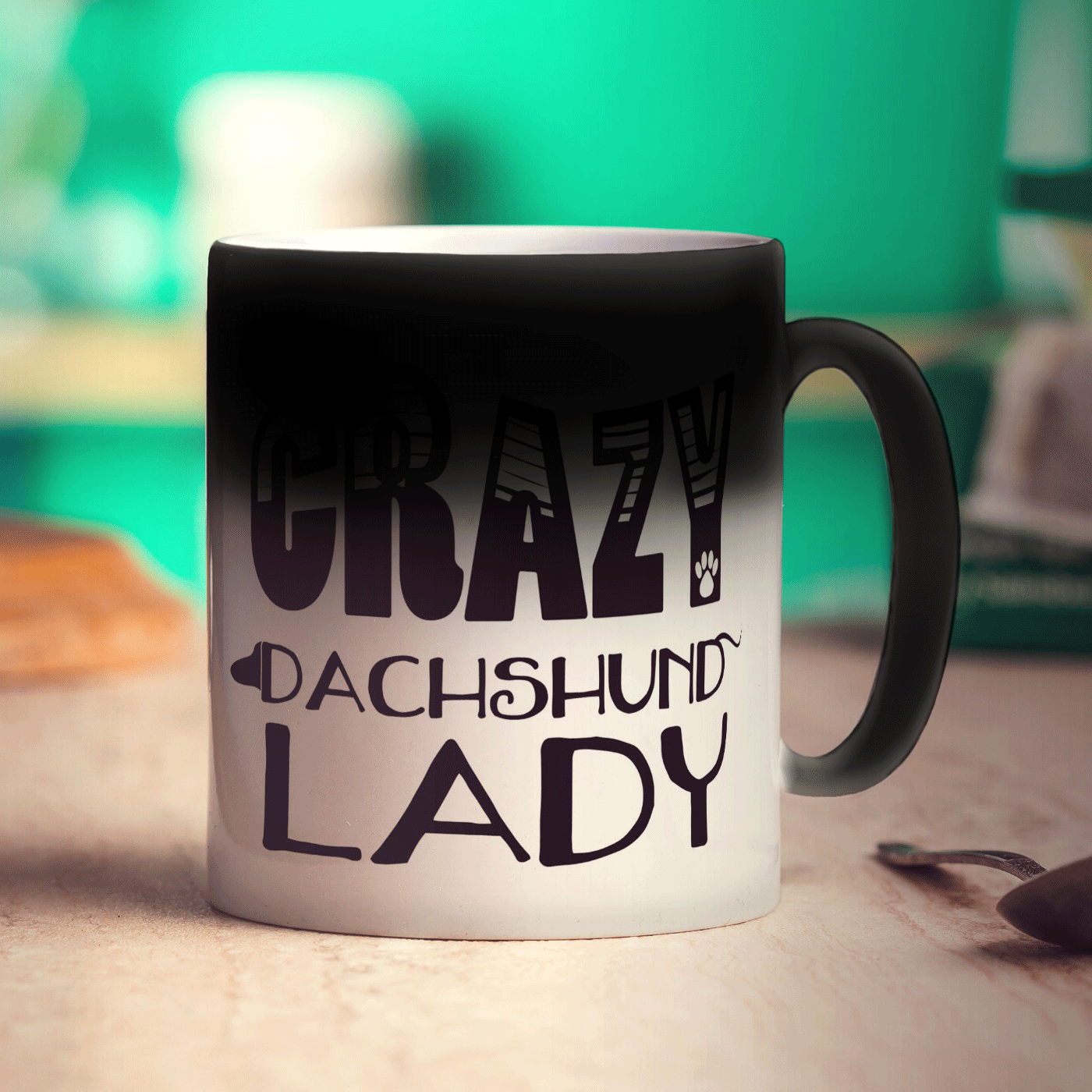 Crazy Dachshund Lady Mug