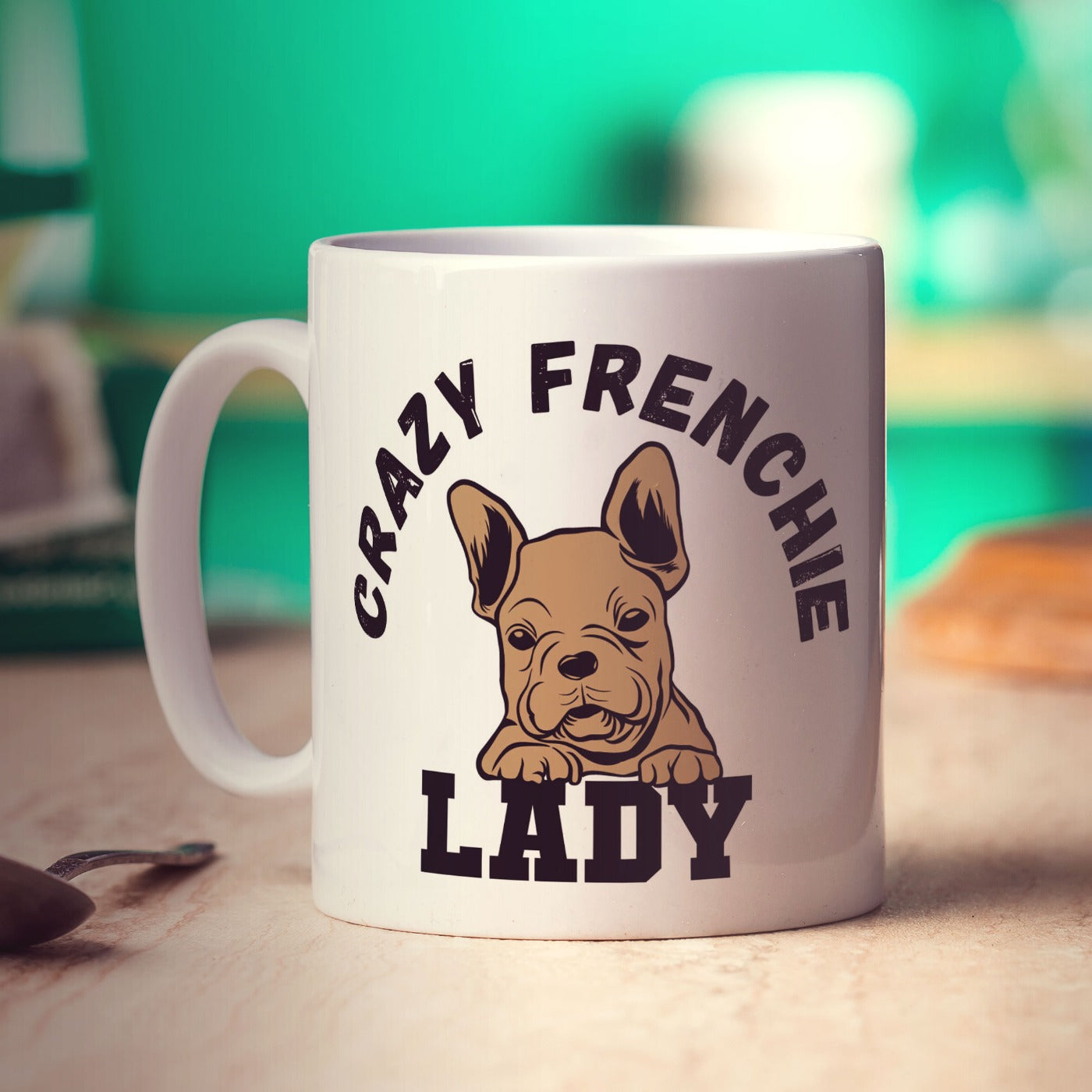 Crazy Frenchie Lady Mug