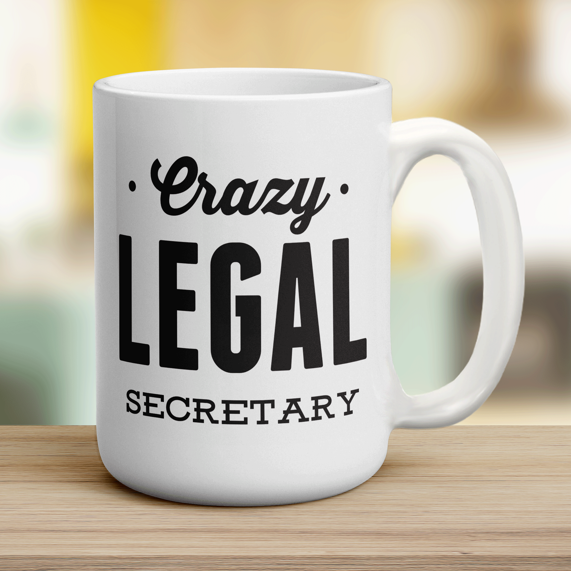 Crazy Legal Secretary Mug