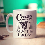 Crazy Staffie Lady Mug
