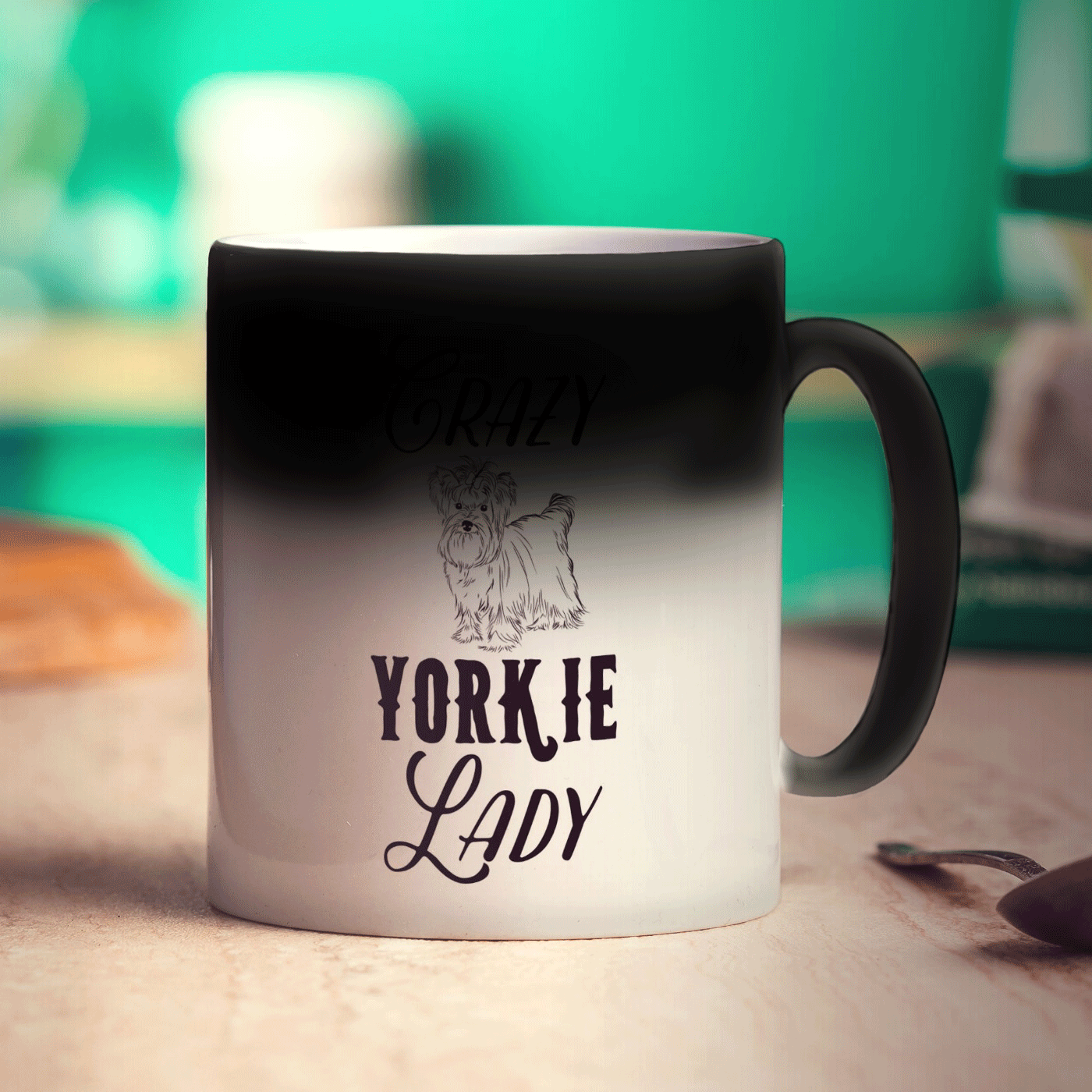 Crazy Yorkie Lady Mug
