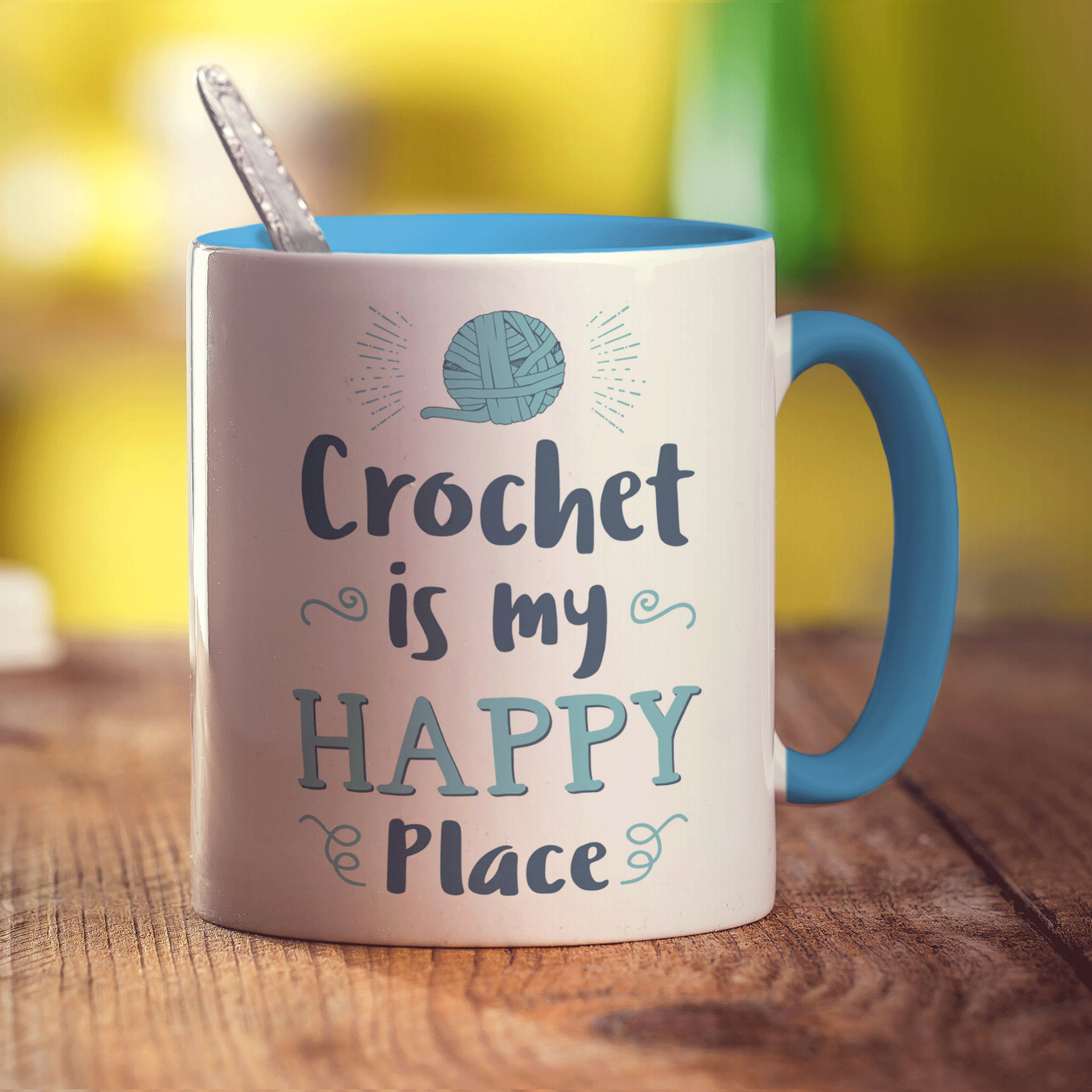 Crochet is My Happy Place Mug