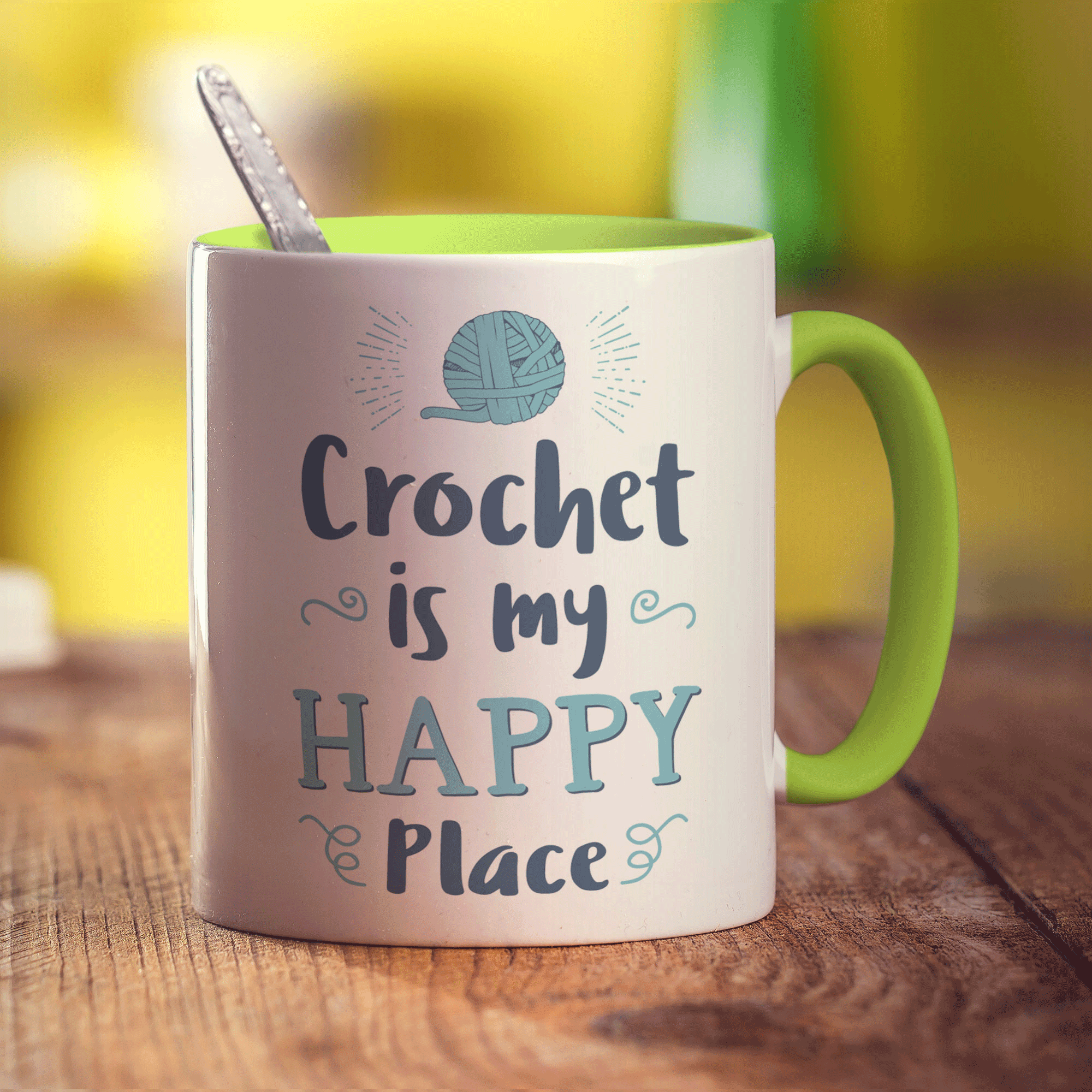 Crochet is My Happy Place Mug
