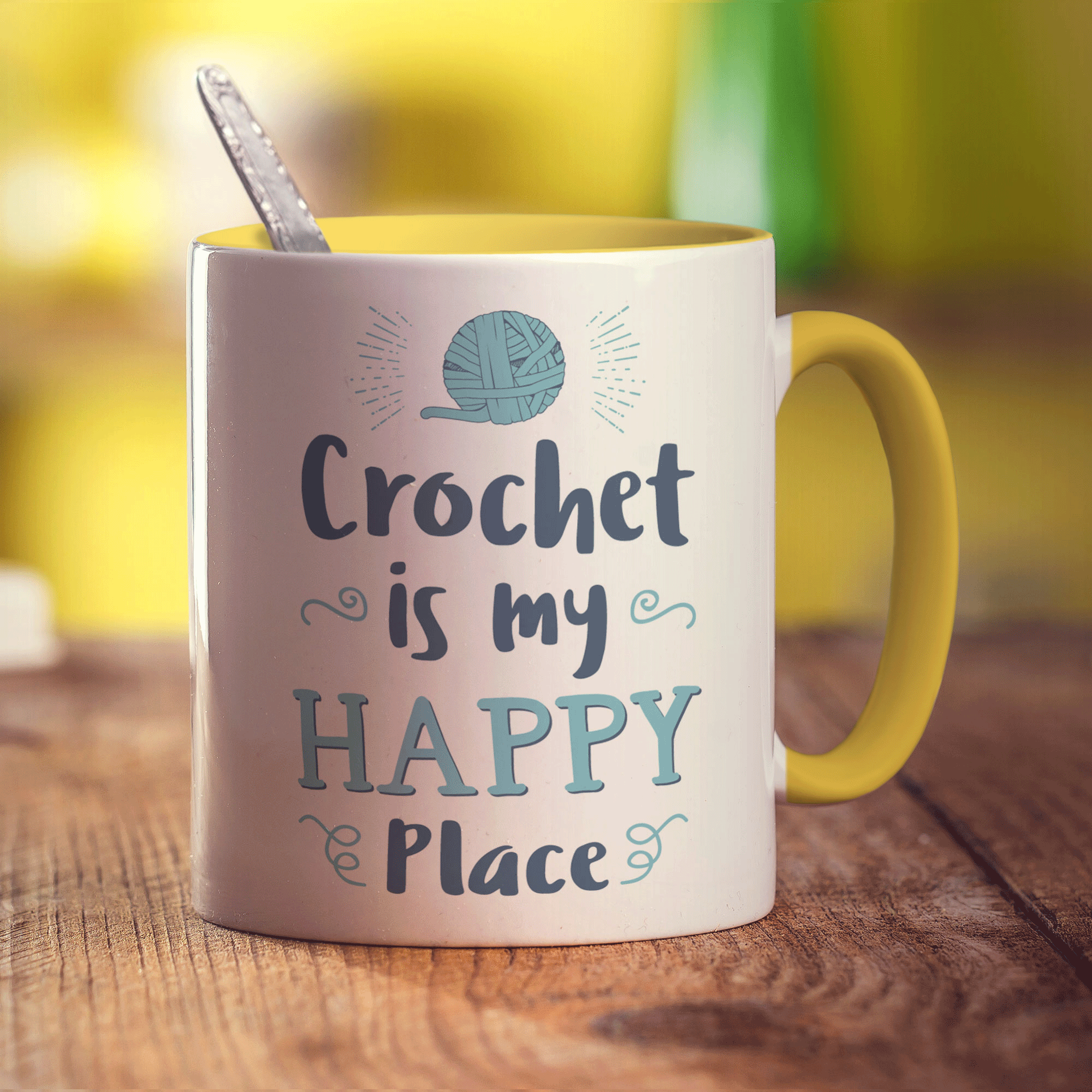 Crochet is My Happy Place Mug