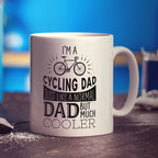 I'm a Cycling Dad Mug - Standard 330ml (11oz) / White
