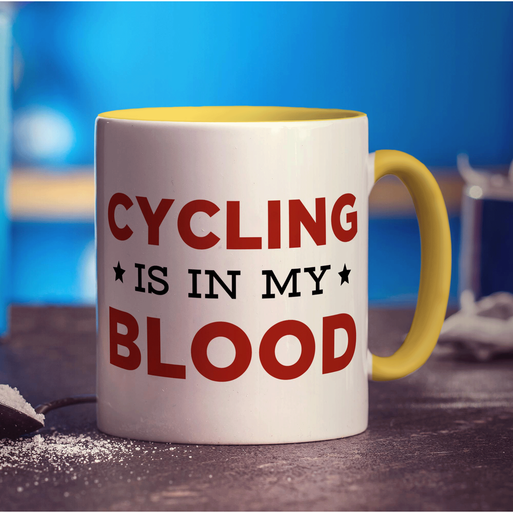 Cycling is in my Blood Mug