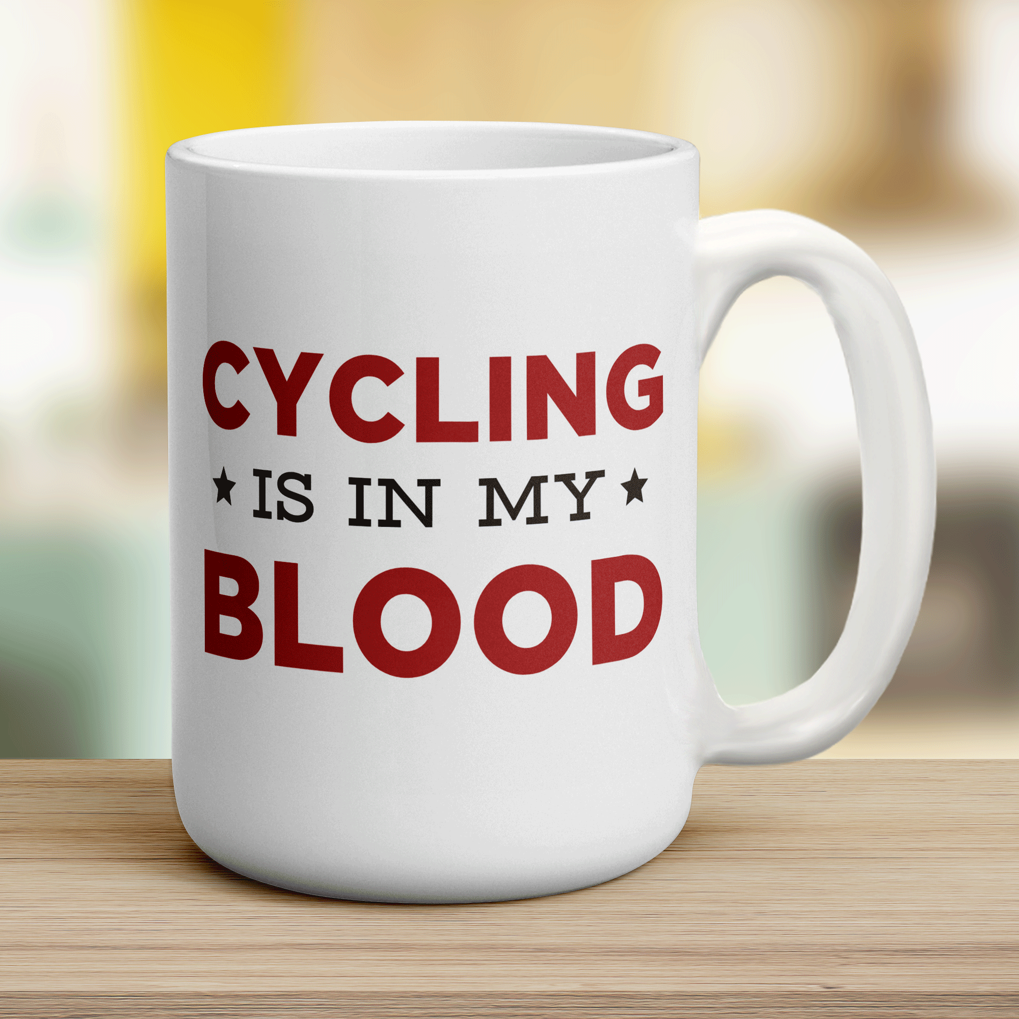 Cycling is in my Blood Mug
