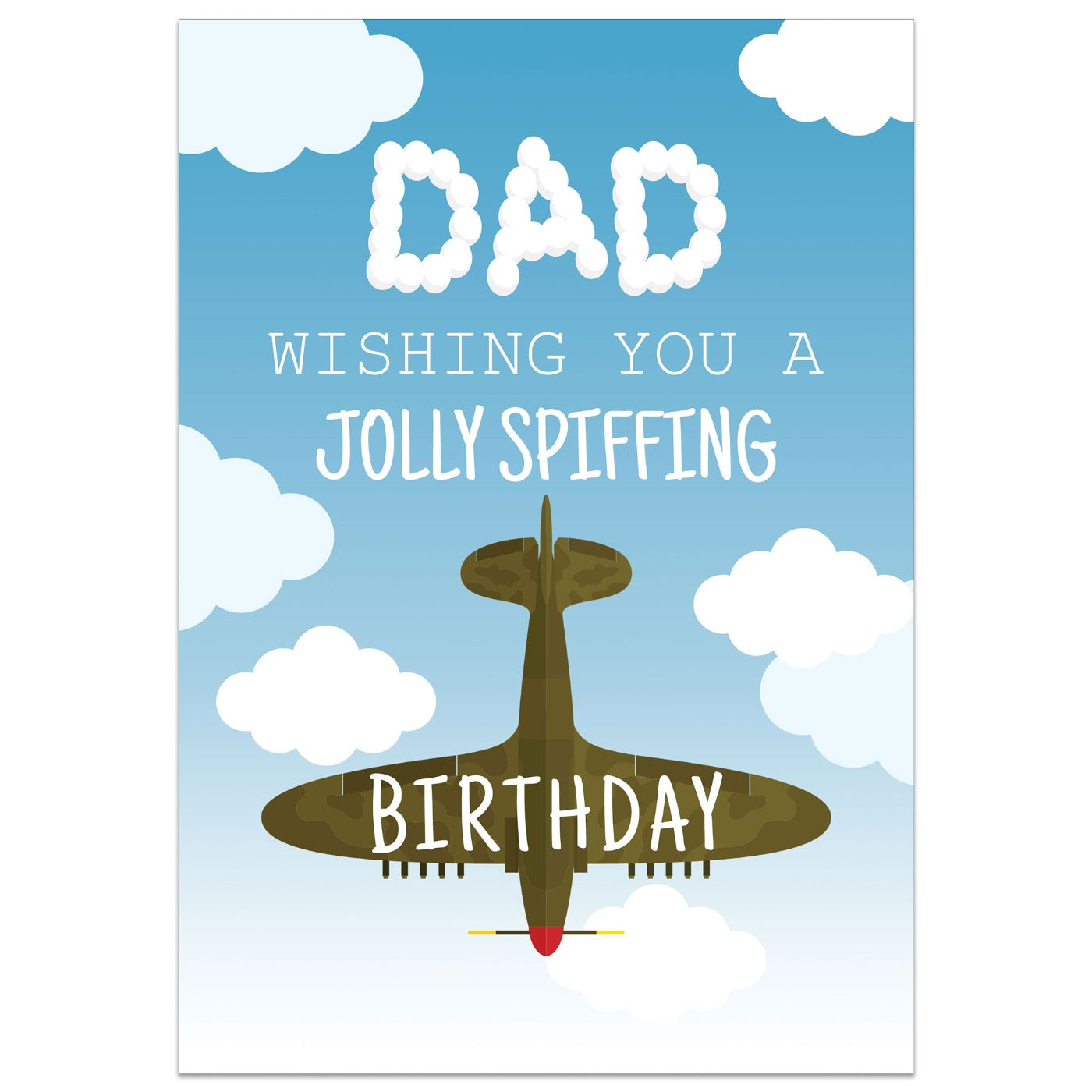 Wishing You a Jolly Spiffing Birthday Dad Card