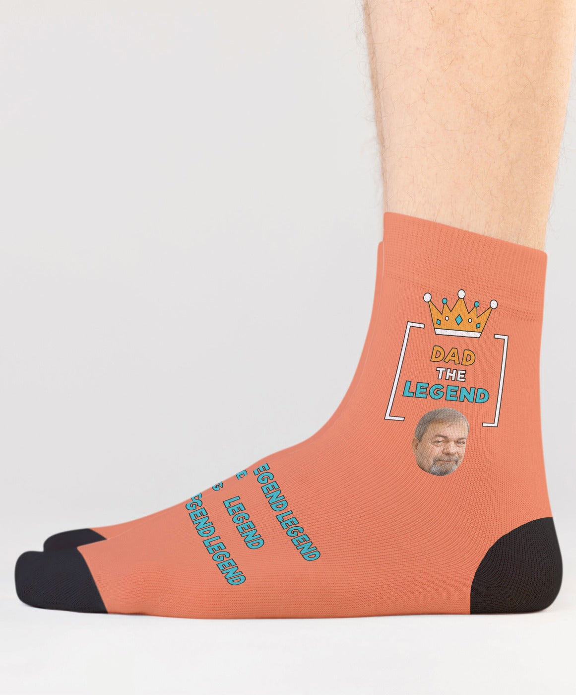 Personalised Dad Legend Socks