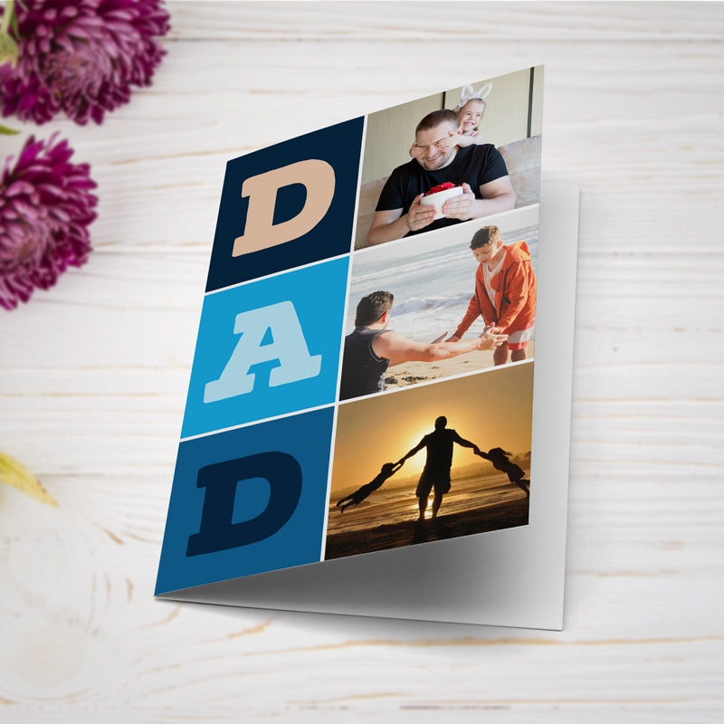 DAD Card Lying Down