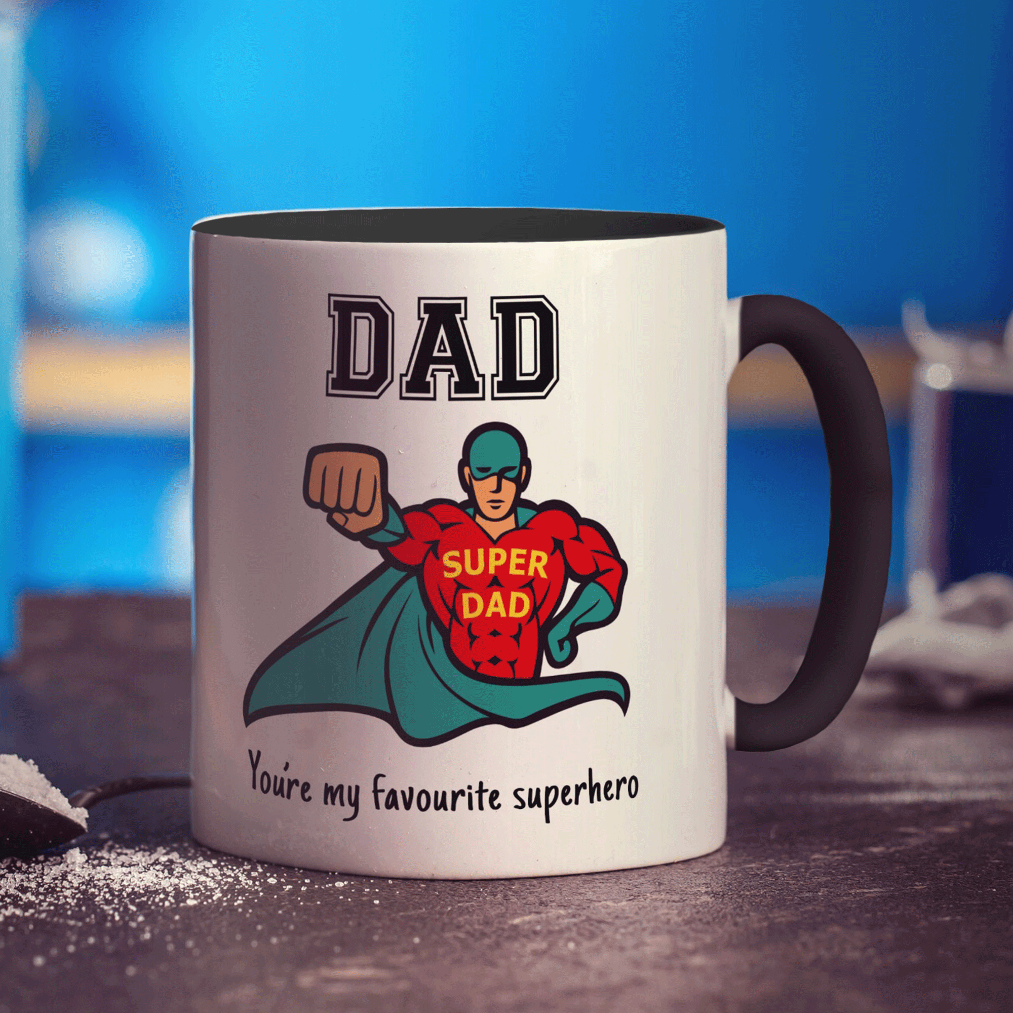 Dad You're My Favourite Superhero Mug