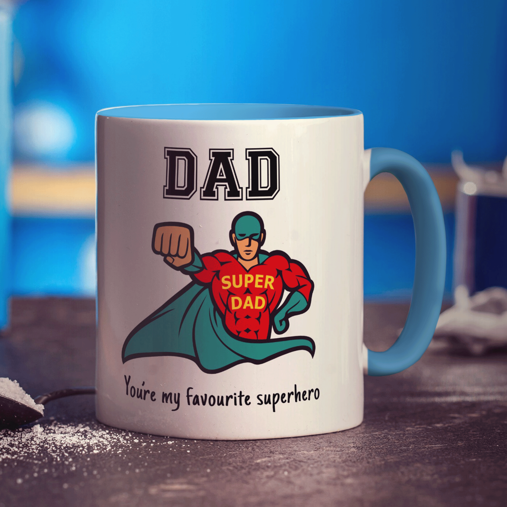 Dad You're My Favourite Superhero Mug