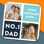 No.1 Dad Collage Mug with 7 Photos