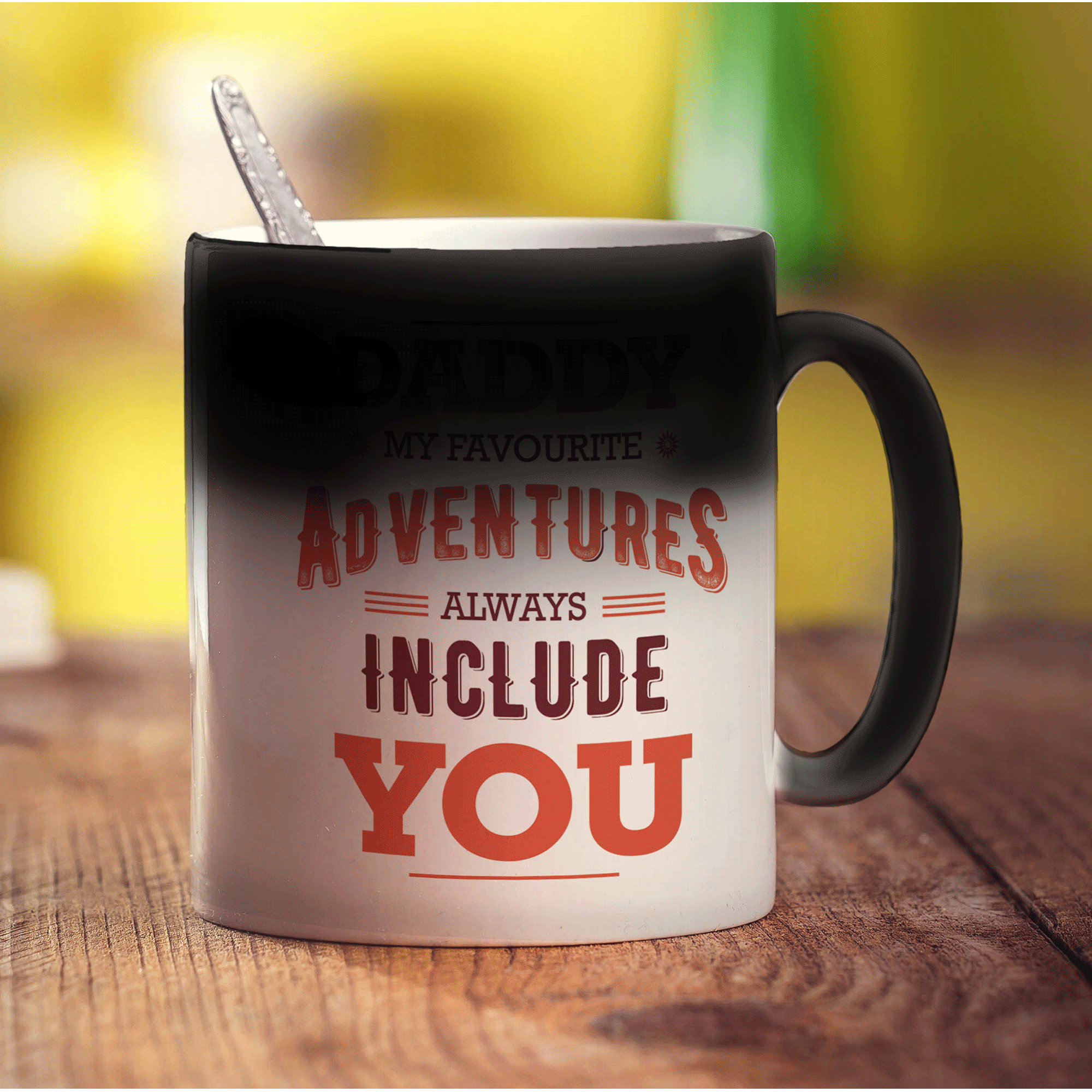 Daddy My Favourite Adventures Always Include You Mug - Standard 330ml (11oz) / Magic Mug