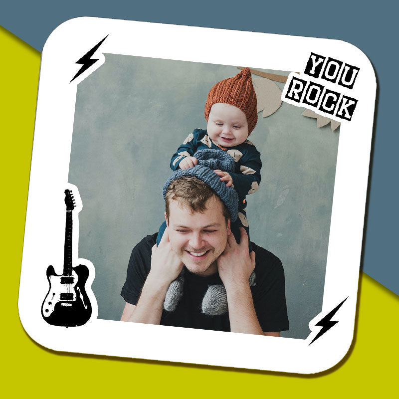 You Rock Photo Coaster
