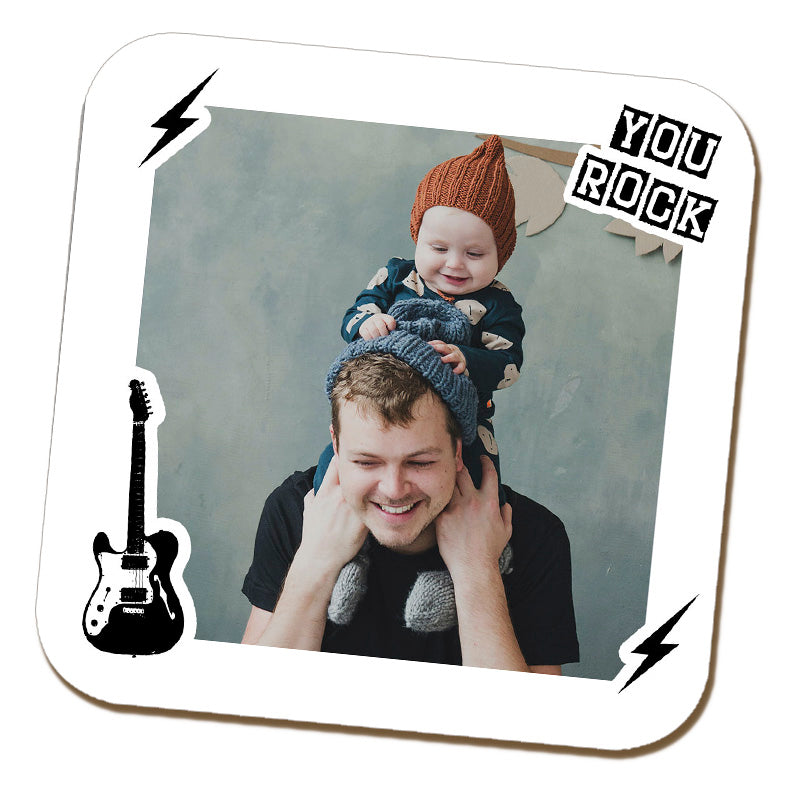 You Rock Photo Coaster