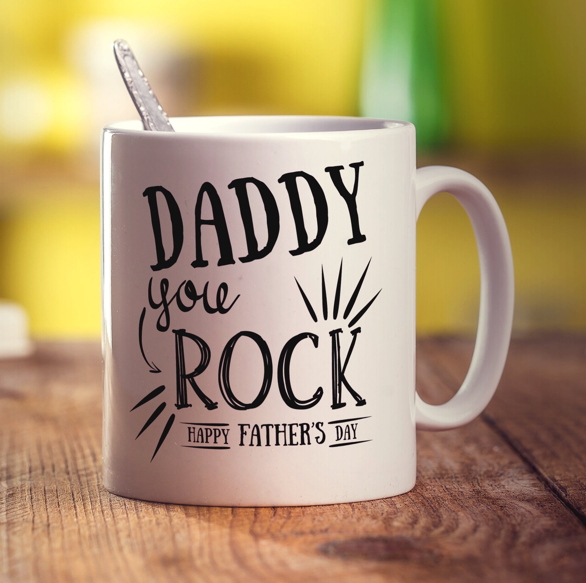 Daddy You Rock Photo Mug