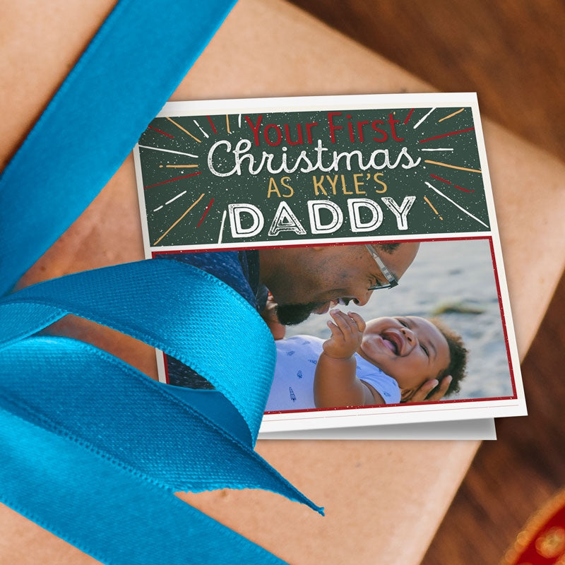 Daddy's First Christmas Gift Tags Addon