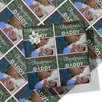 Daddy's First Christmas Photo Wrapping Paper