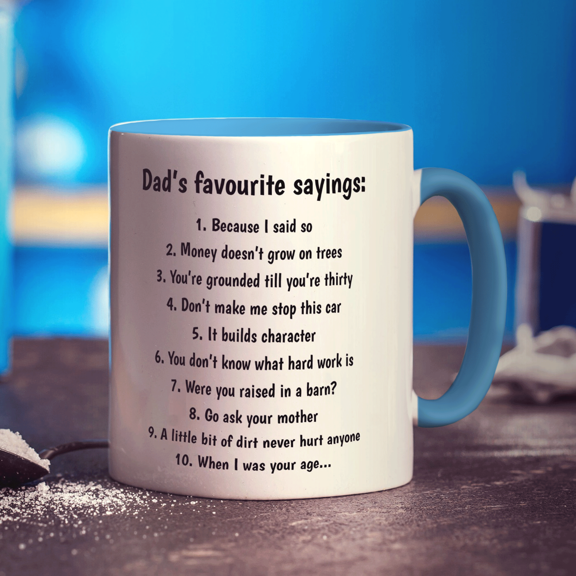 Dad's Favourite Sayings Mug