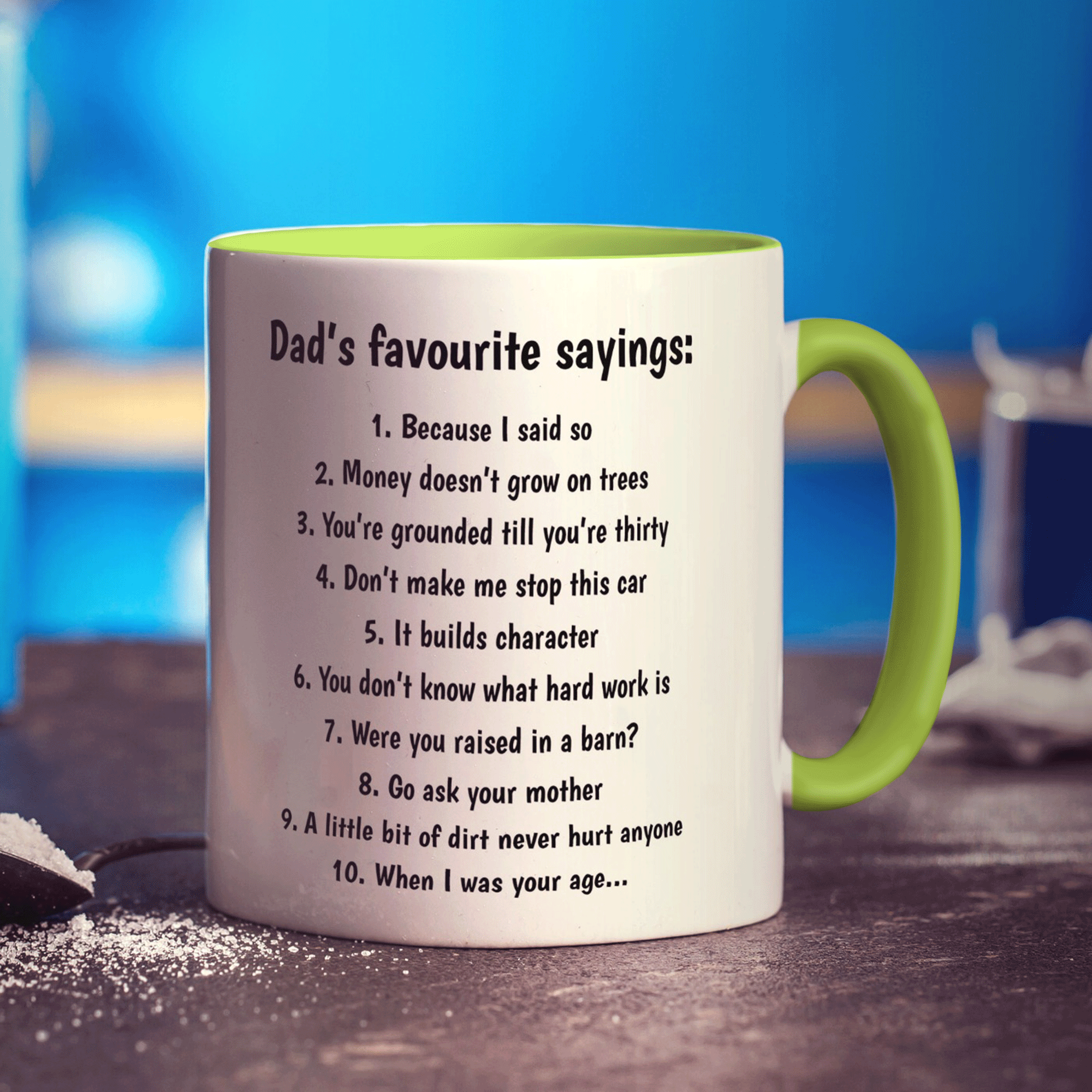 Dad's Favourite Sayings Mug