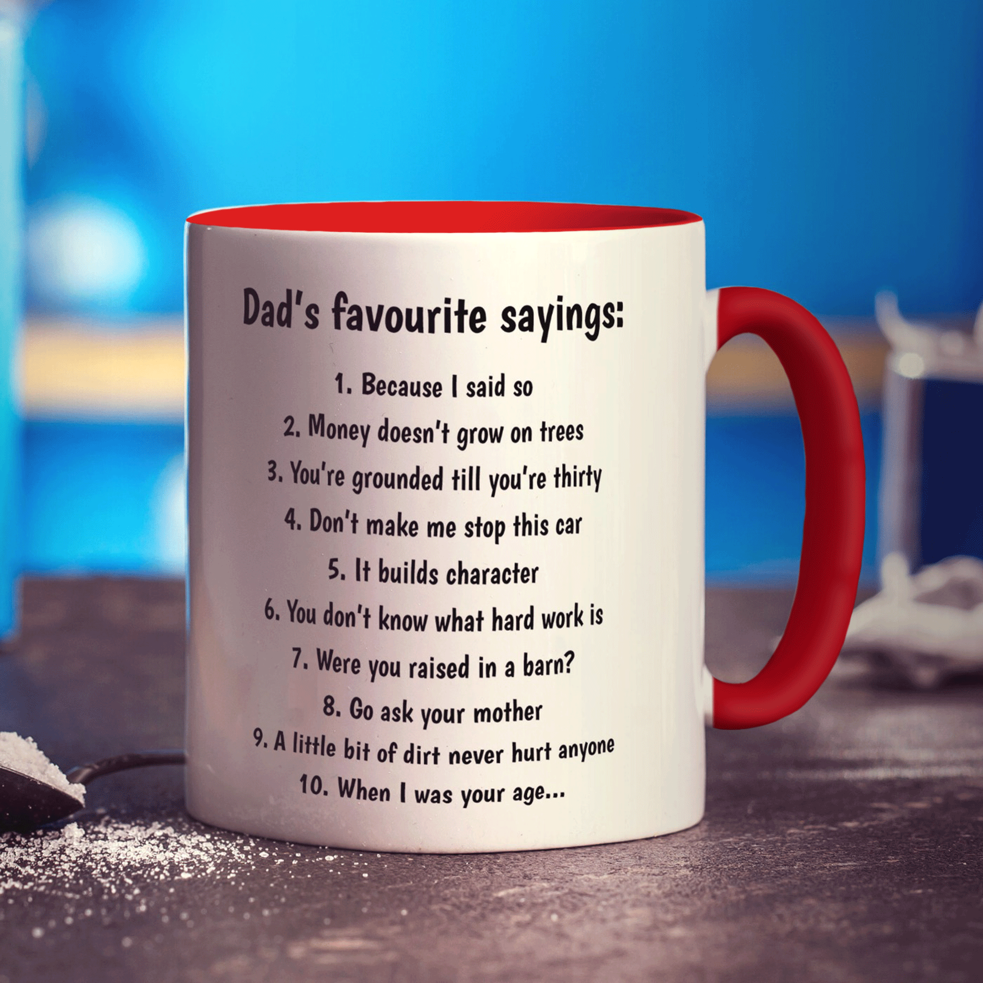 Dad's Favourite Sayings Mug