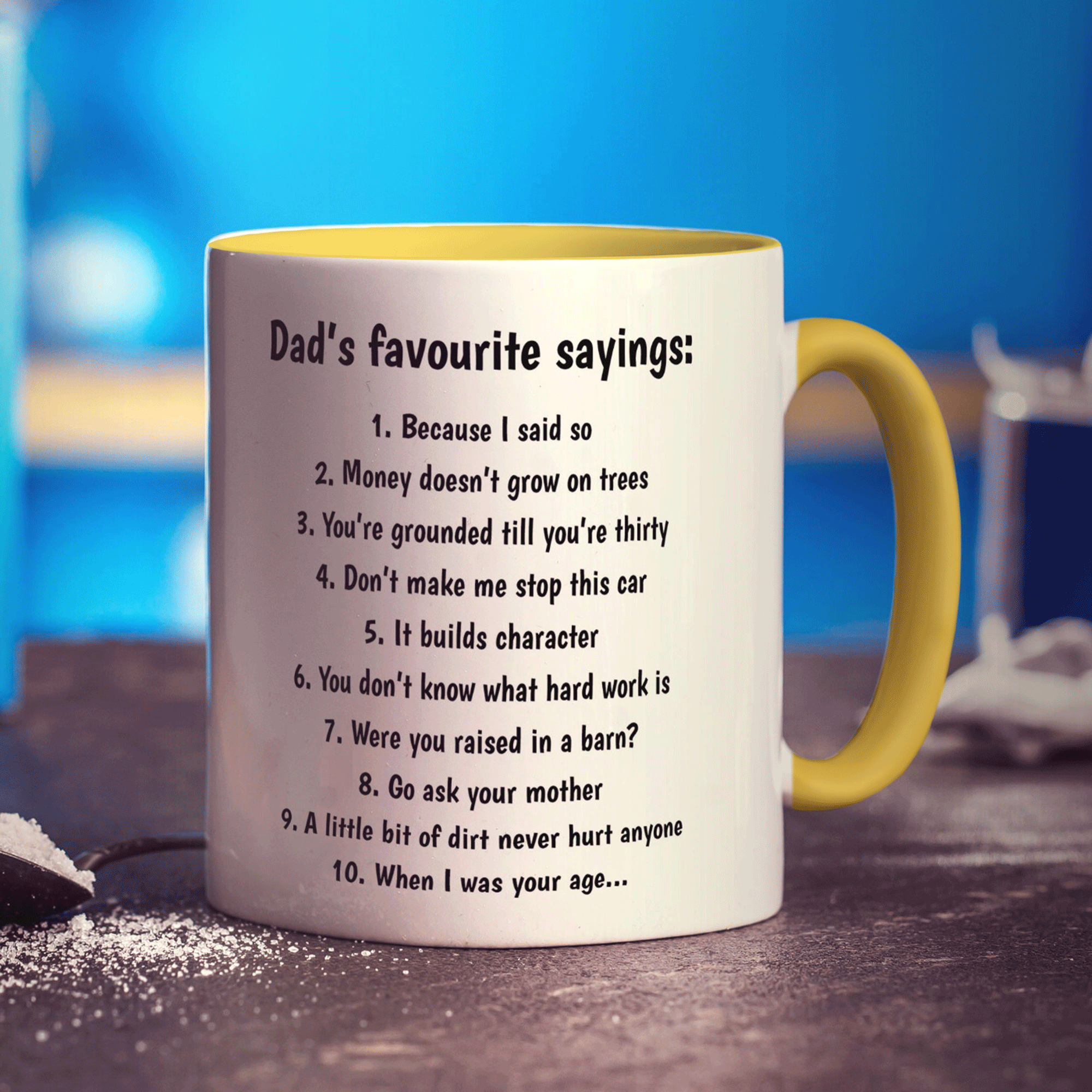 Dad's Favourite Sayings Mug