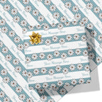 Daisy Birthday Message Wrapping Paper