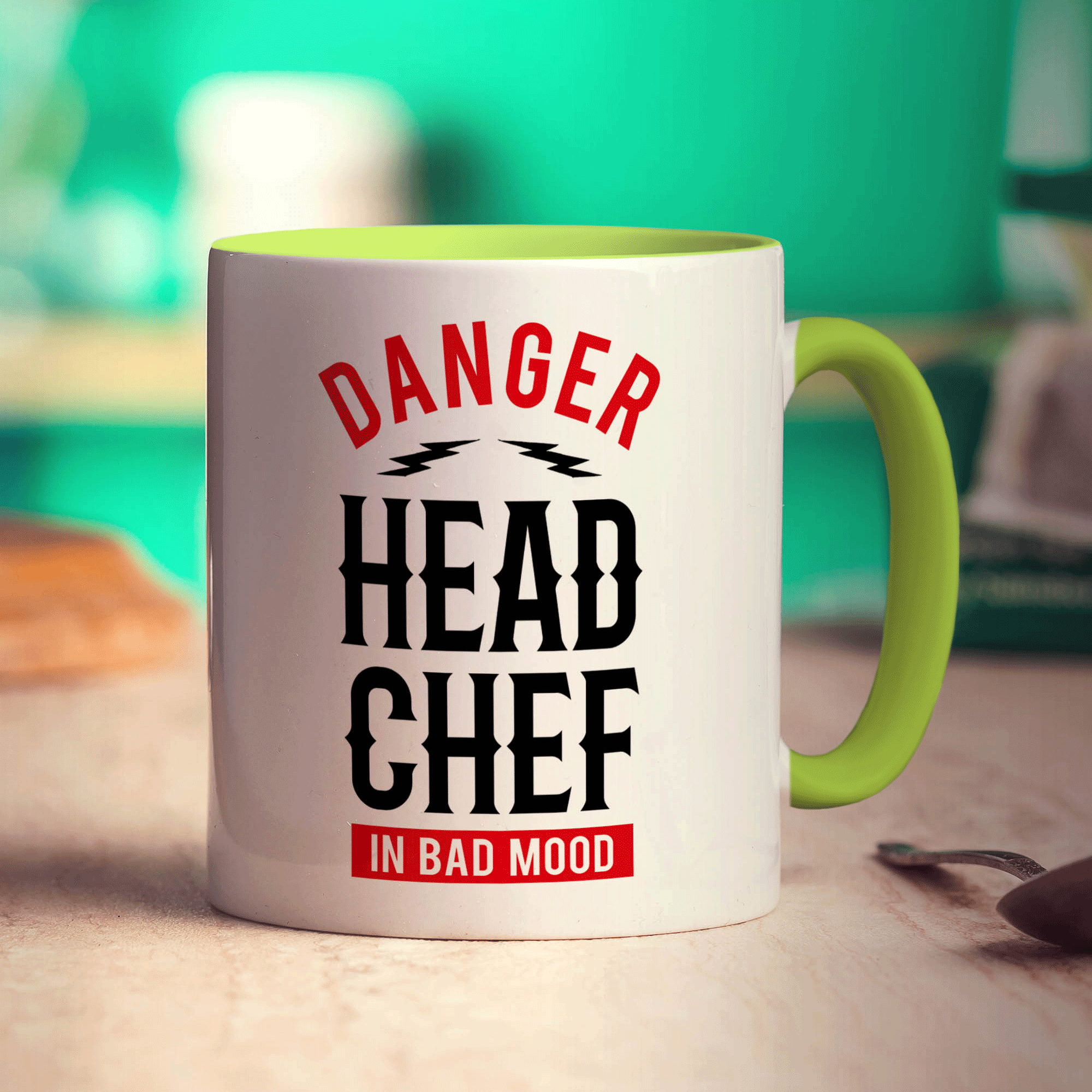 Danger Head Chef in Bad Mood Mug