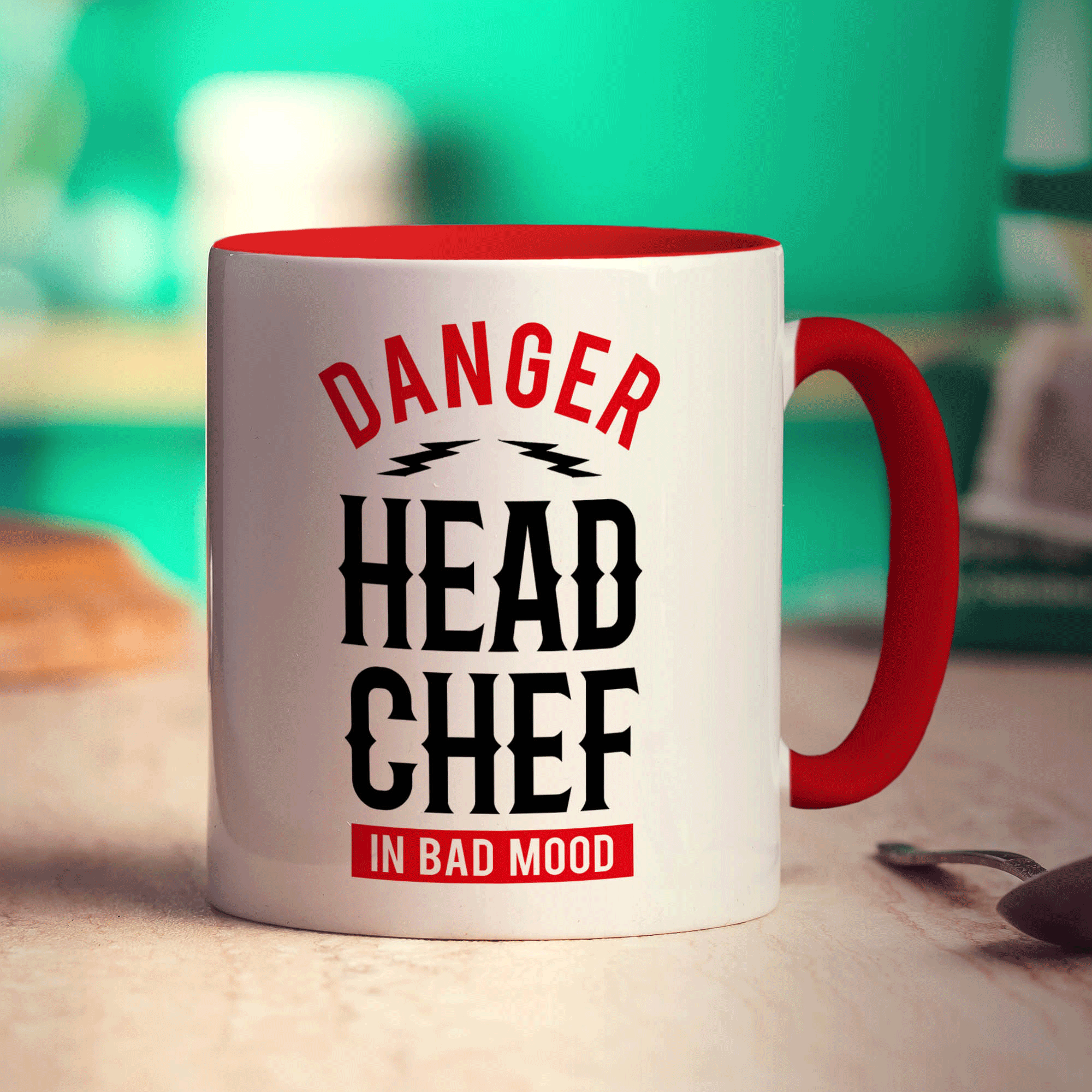 Danger Head Chef in Bad Mood Mug